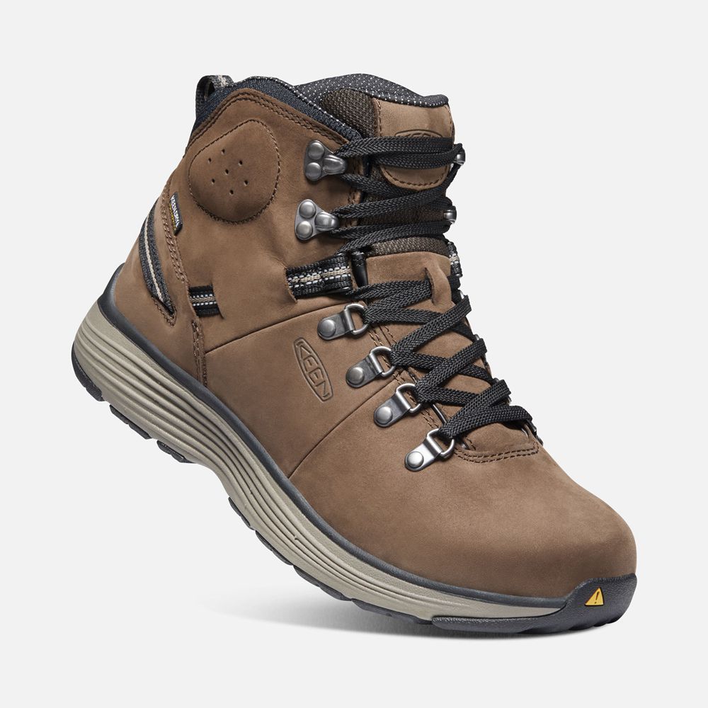 Keen Laarzen Heren Bruin - Manchester 6\" Wp (Soft Toe) - 73084-HJIX